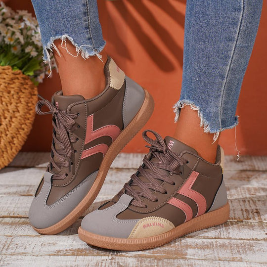 Damen Retro-Sneaker mit Gummisohle, leichtem Textilfutter und Komfortfußbett Shop Nory
