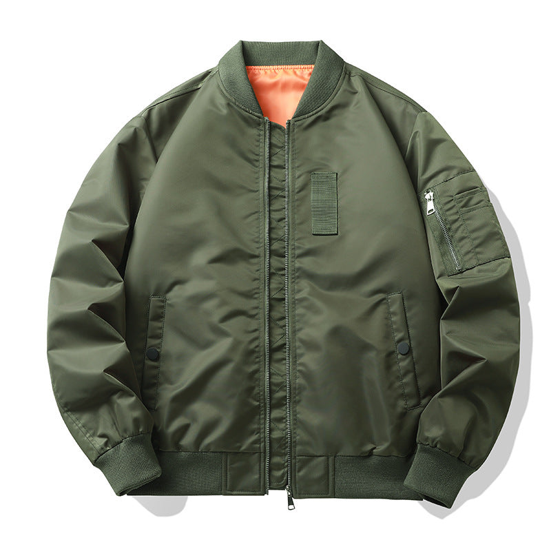 Herren Leichte Flieger-Bomberjacke mit wasserabweisender Shell und Kontrastfutter Shop Nory