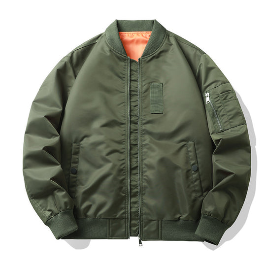 Herren Leichte Flieger-Bomberjacke mit wasserabweisender Shell und Kontrastfutter Shop Nory