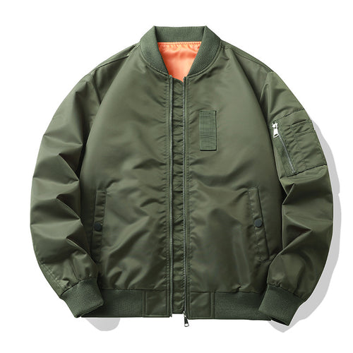 Herren Leichte Flieger-Bomberjacke mit wasserabweisender Shell und Kontrastfutter Shop Nory