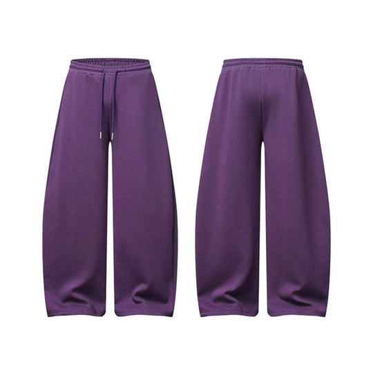 Damen Palazzo-Sweatpants mit hohem Elastikbund, Kordelzug und extra weitem Bein Shop Nory