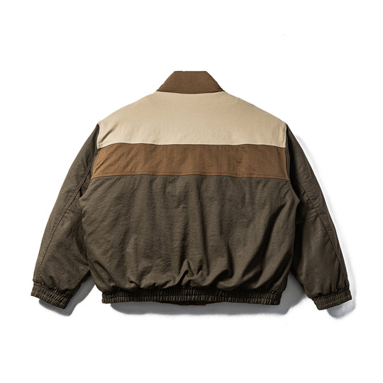 Herren Kurz geschnittener Utility-Fieldblouson mit hohem Stehkragen und großen Klappentaschen Shop Nory
