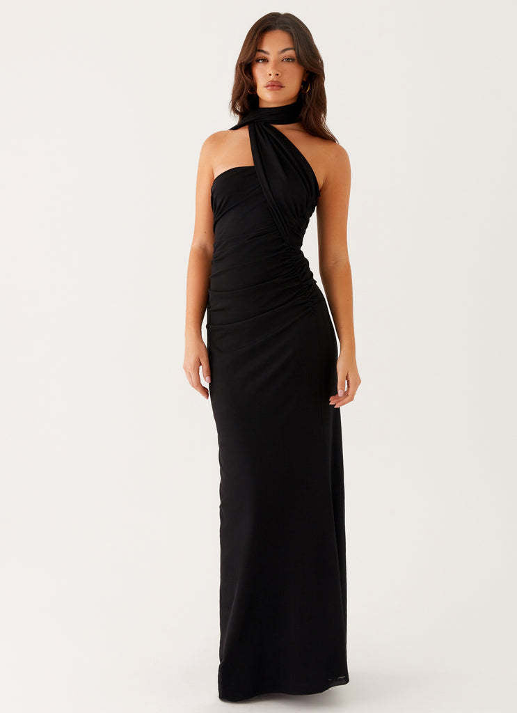 Damen Maxi-Kleid mit floralem Design