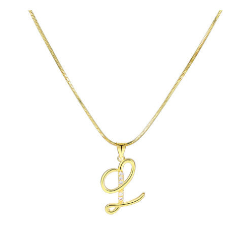 Damen Halskette mit funkelndem Y-Anhänger und eleganter Feingold-Oberfläche Shop Nory