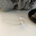 Damen Offener Ring mit elegantem geschwungenem Design Shop Nory