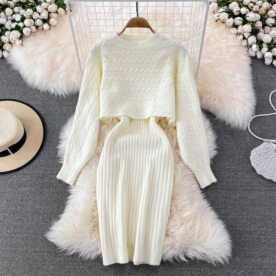 Damen Strickset mit Rippenstruktur Shop Nory