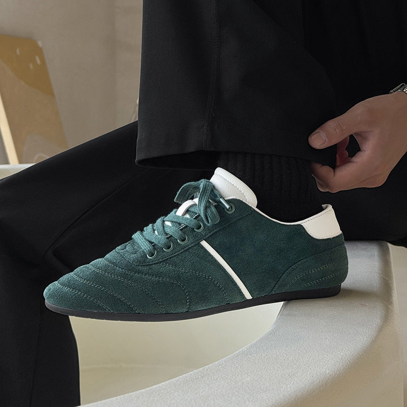 Damen Komfortable Lifestyle Sneakers aus Veloursleder