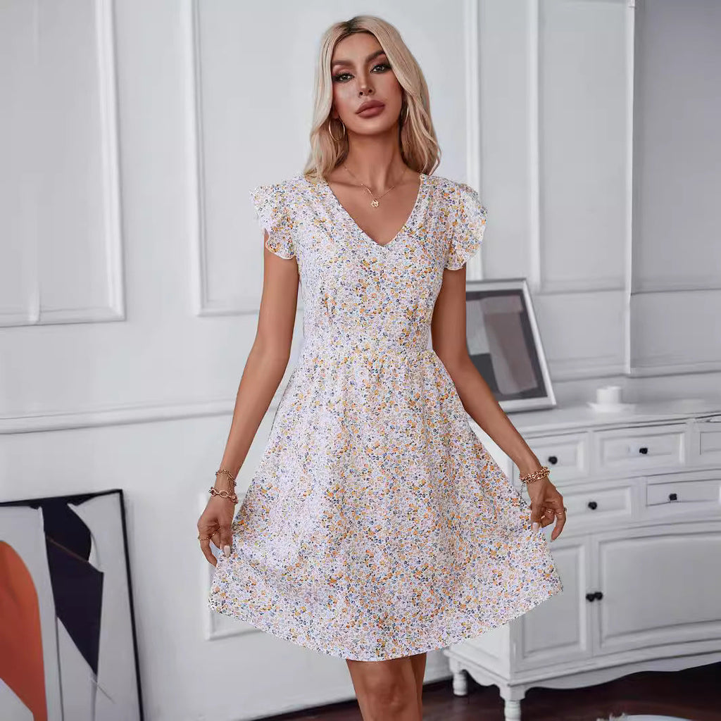 Damen verspielt fließendes Sommerkleid