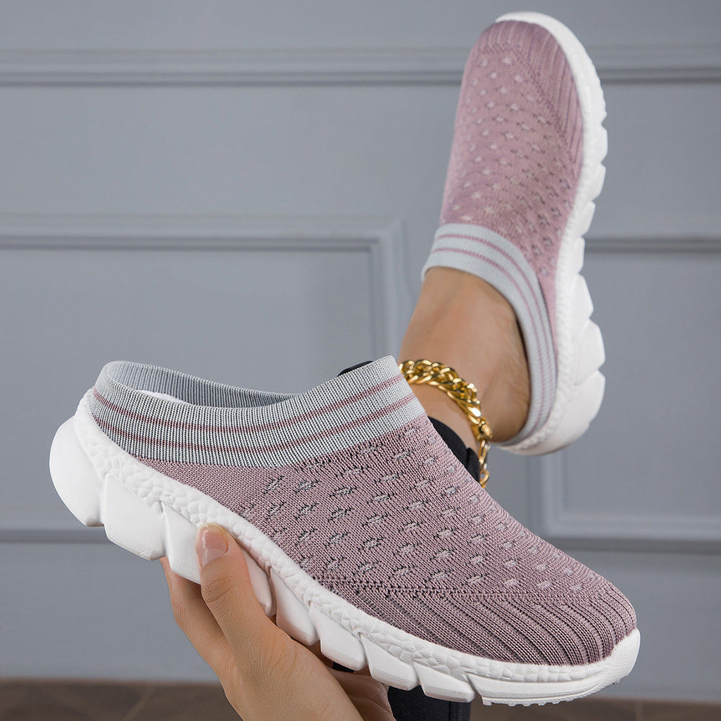 Damen Slip-On Clogs mit atmungsaktivem Obermaterial und rutschfester Sohle Shopnory