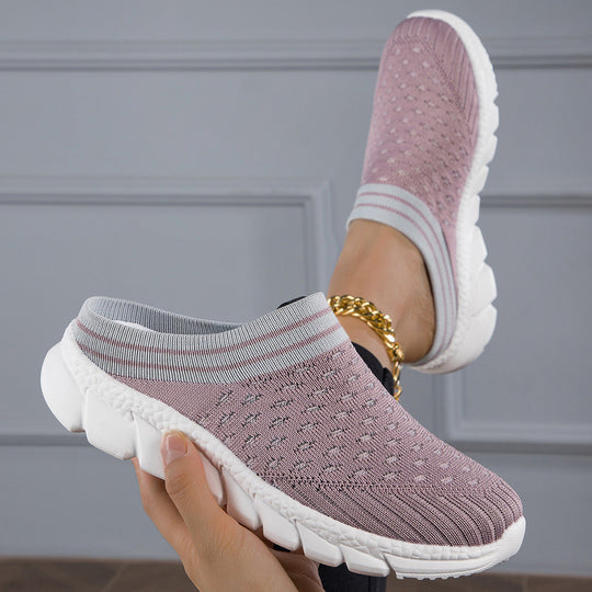Damen Slip-On Clogs mit atmungsaktivem Obermaterial und rutschfester Sohle Shopnory