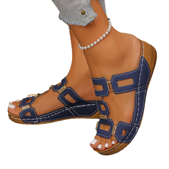 Damen Bequeme und stilvolle Riemchensandalen