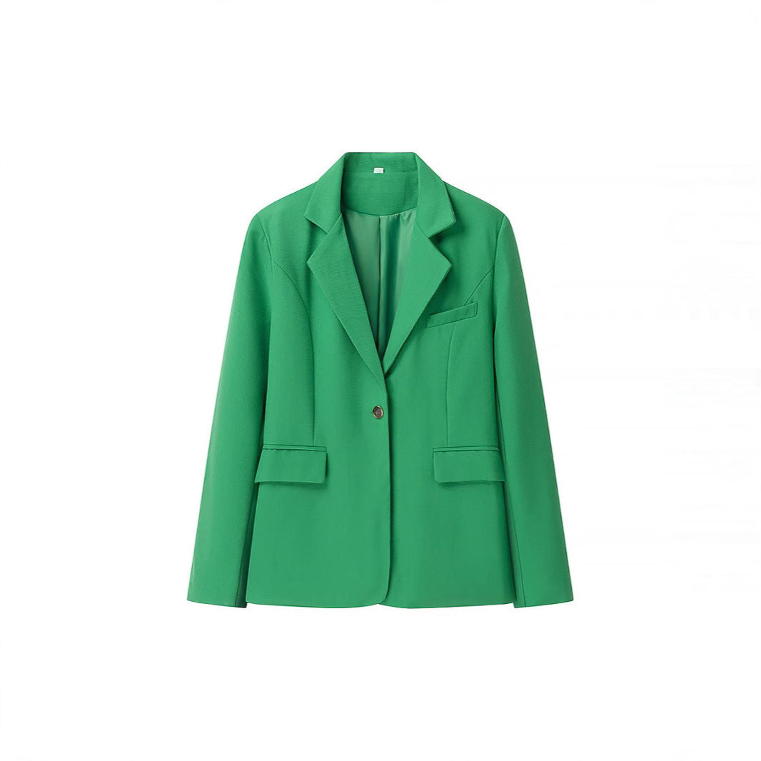 Damen Bouclé-Zweiteiler mit tailliertem Longblazer, Korsagen-Croptop und hochgeschnittener Shorts Shop Nory
