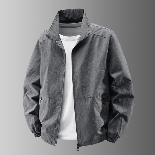 Herren Ultralight Technical Blousonjacke mit elastischen Bündchen, verdeckten Reißverschlusstaschen & atmungsaktivem Nylonmix Shop Nory