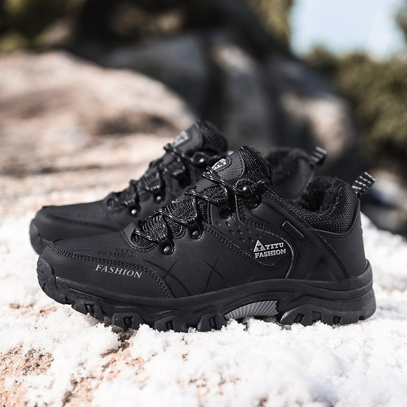 Herren Multifunktionale Outdoor-Schuhe mit rutschfester Sohle und isolierender Innenausstattung