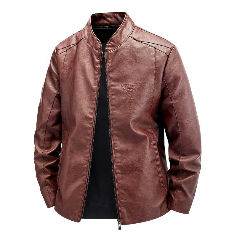 Herren Hochwertige Kunstlederjacke Shop Nory