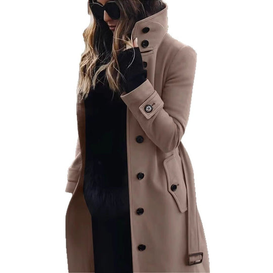 Damen Eleganter Langmantel