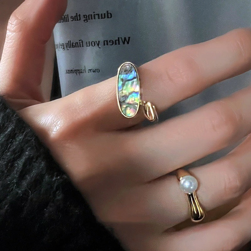 Damenring mit elegantem Perlenakzent Shop Nory