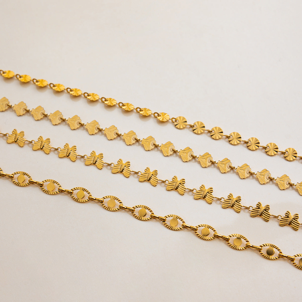 Damen Halsband mit geometrischem Design aus hypoallergenem Edelstahl Shop Nory