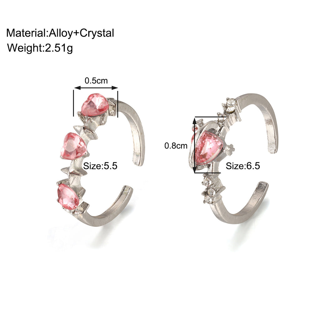 Damen Ring-Set mit funkelnden Zirkonia und filigranem Design Shop Nory