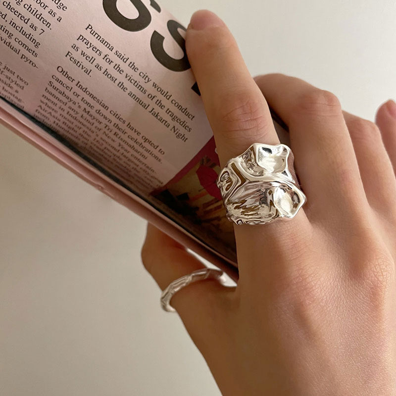 Damen Offener Ring mit elegantem Bambus-Design Shop Nory