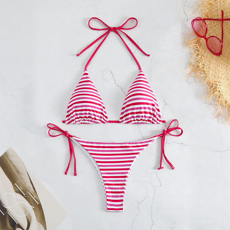 Damen Triangel-Bikini-Set mit verstellbaren BindShopnoryändern
