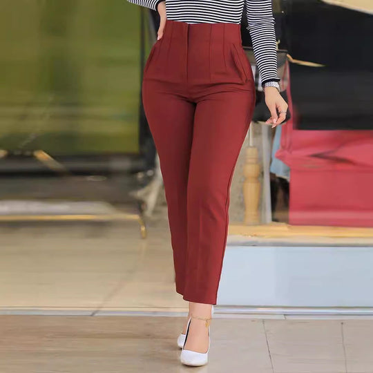 Damen High-Waist Hose elegant