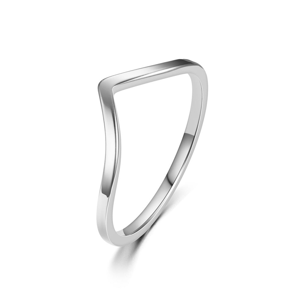 Damen Ring mit organischem, gewelltem Design Shop Nory