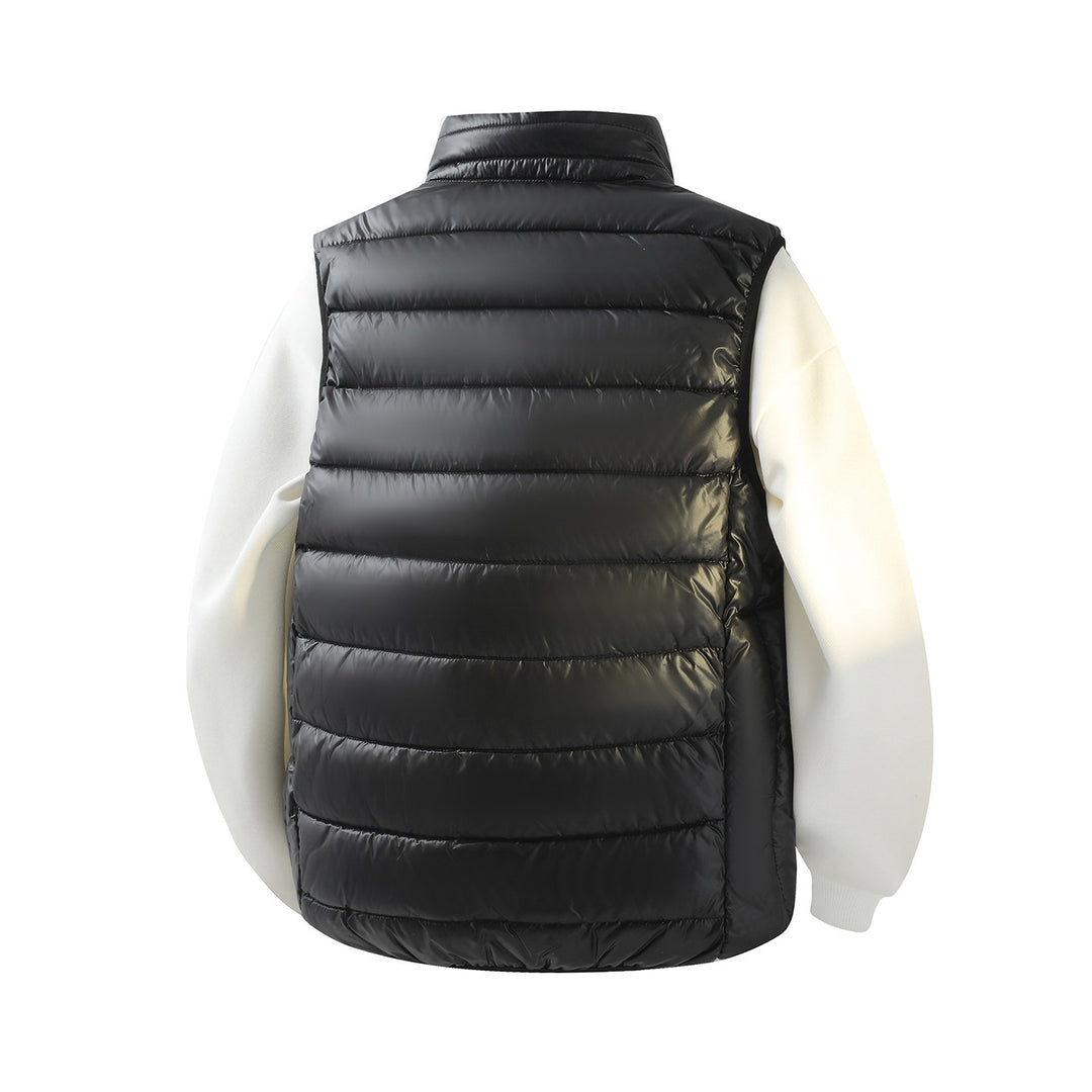 Herren Steppweste mit hohem Stehkragen und glänzender Thermofüllung Shop Nory