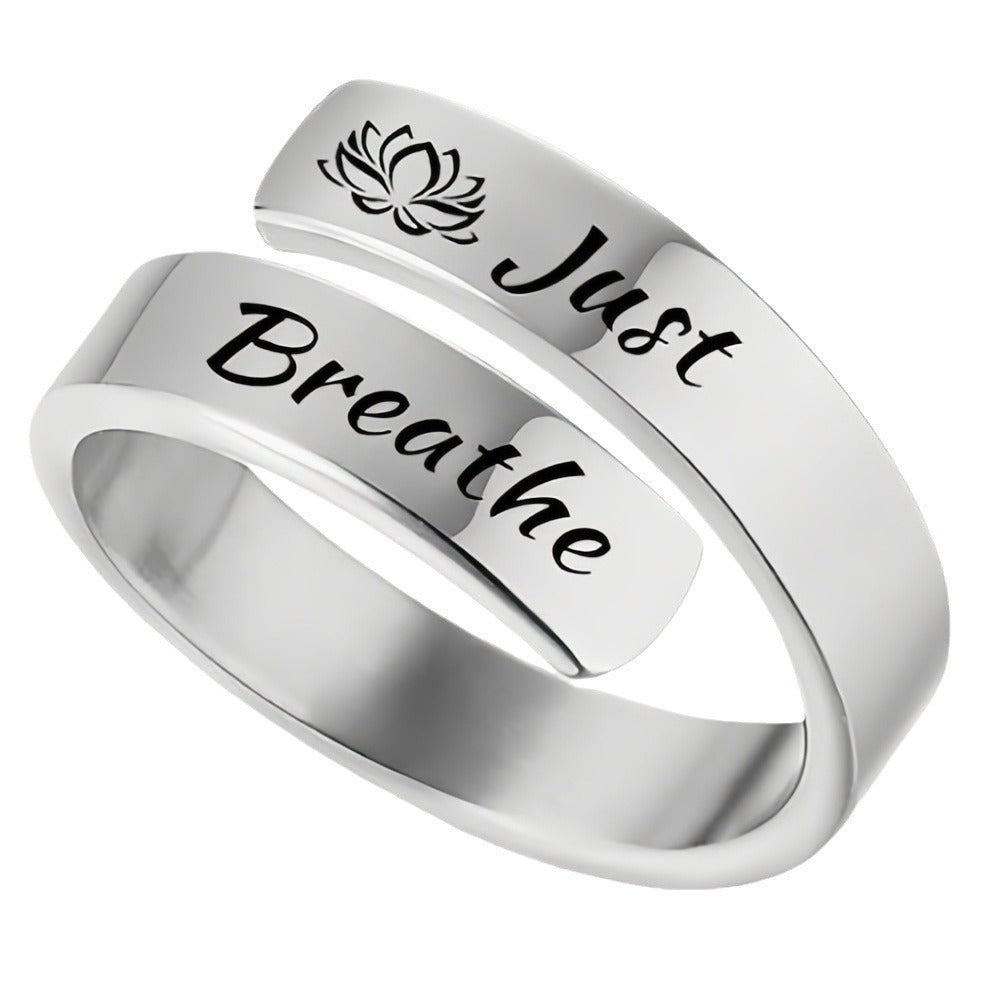 Damen Motivationsring mit gravierten Sprüchen Shop Nory