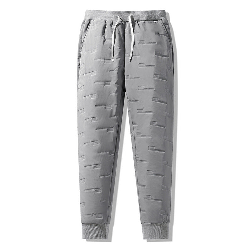 Herren Sportive Jogginghose mit elastischem Bund, Kordelzug und gerippten Beinabschlüssen Shop Nory