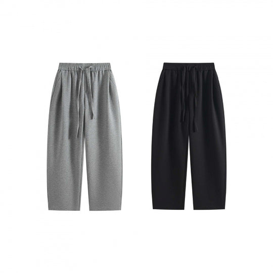 [Damen] Weite Highwaist-Loungehose mit Kordelzug, elastischem Bund und Seitentaschen Shop Nory