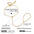 Damen Armband mit Kristallen und hypoallergener Edelstahlkette Shop Nory