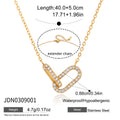 Damen Halskette mit elegantem V-Design und funkelnden Zirkonia-Akzenten Shop Nory
