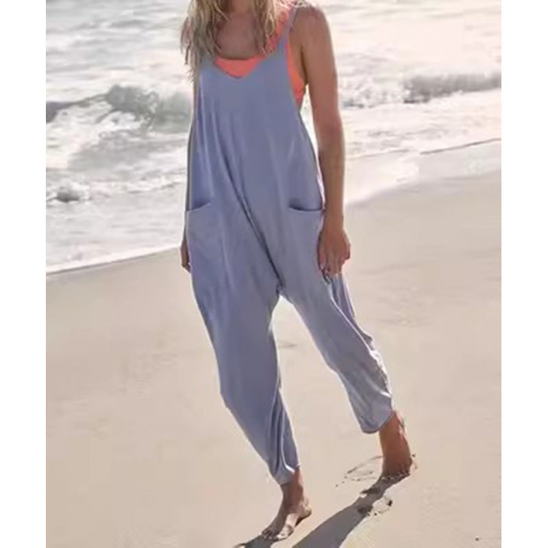 Damen Overall mit lässigem Schnitt und praktischen Taschen