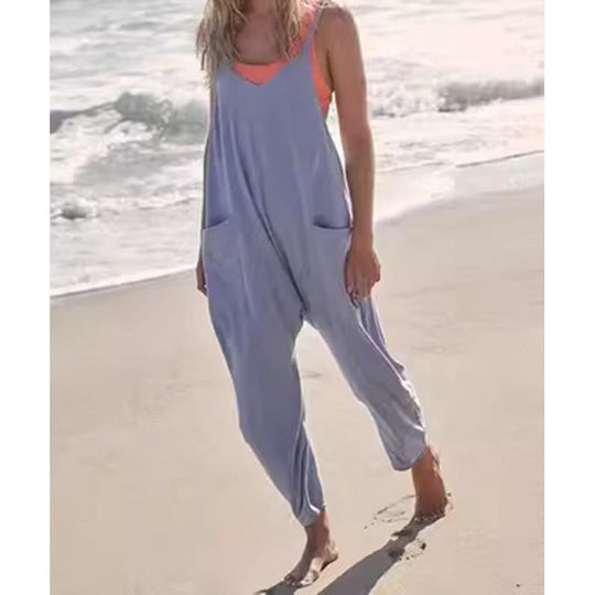 Damen Overall mit lässigem Schnitt und praktischen Taschen