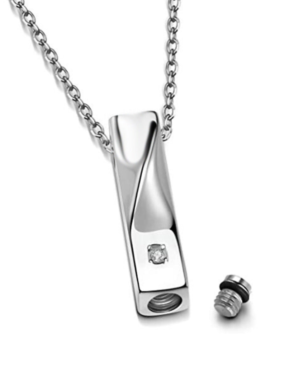 Damen eleganter Medaillon-Anhänger mit funkelndem Zirkon Shop Nory