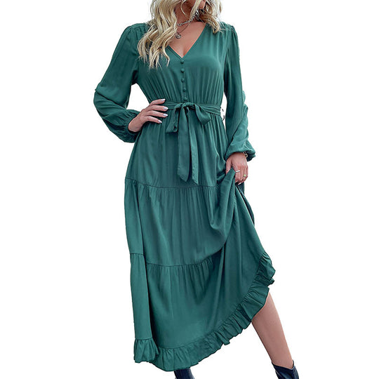 Damen Lange Bluse mit Taillengürtel Shop Nory
