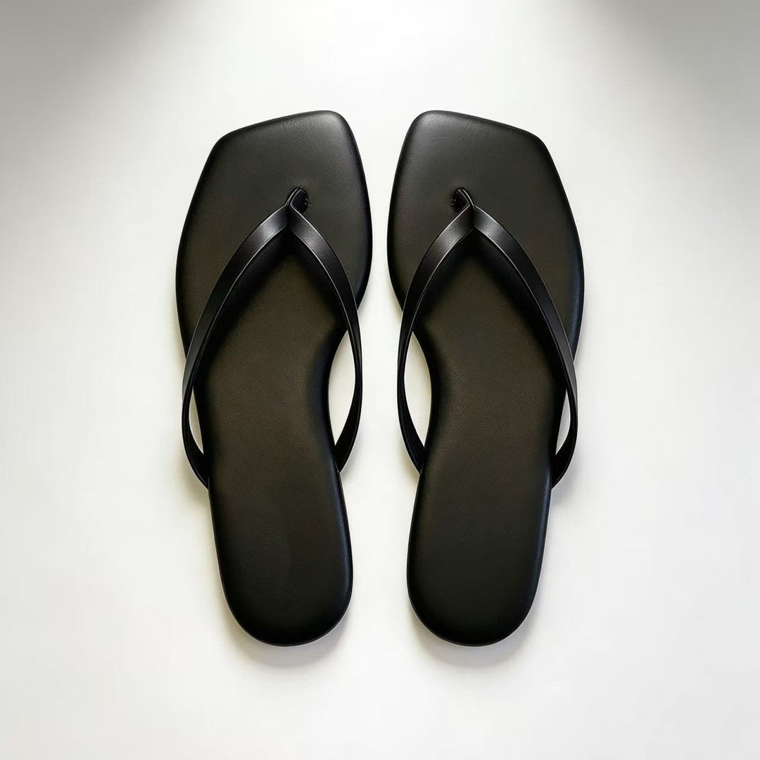 Damen Zehentrenner-Sandalen mit ergonomischem Fußbett und rutschfester Sohle 1777487412