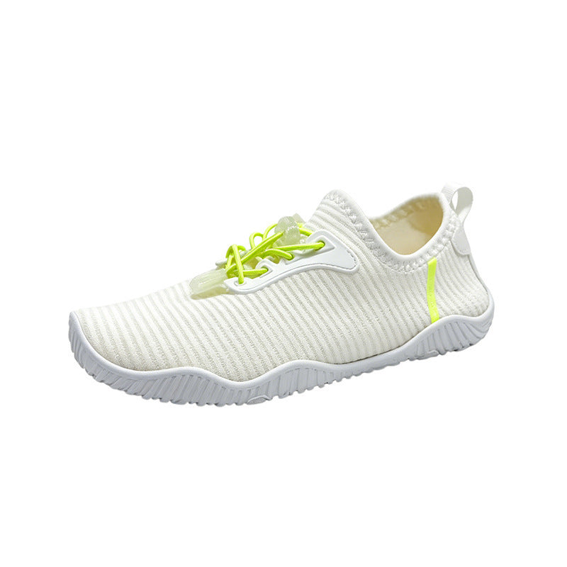 Damen Atmungsaktive Strick-Freizeitschuhe mit rutschfester Flexsohle und Schnell-Lacing Shop Nory