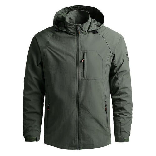 Herren Tactical-Urban Übergangsjacke mit Kapuze, Mesh-Innenfutter und verdeckten Reißverschlusstaschen Shop Nory