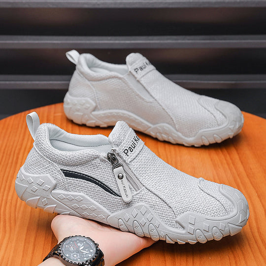 Herren Flexibler Strick-Sneaker mit Reißverschluss Shop Nory