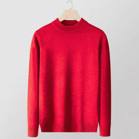 Damen Feinstrick-Stehkragenpullover aus Baumwollmix mit gerippten Bündchen Shop Nory