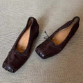 Damen Bequeme Ballerinas mit besonderem Zehendesign
