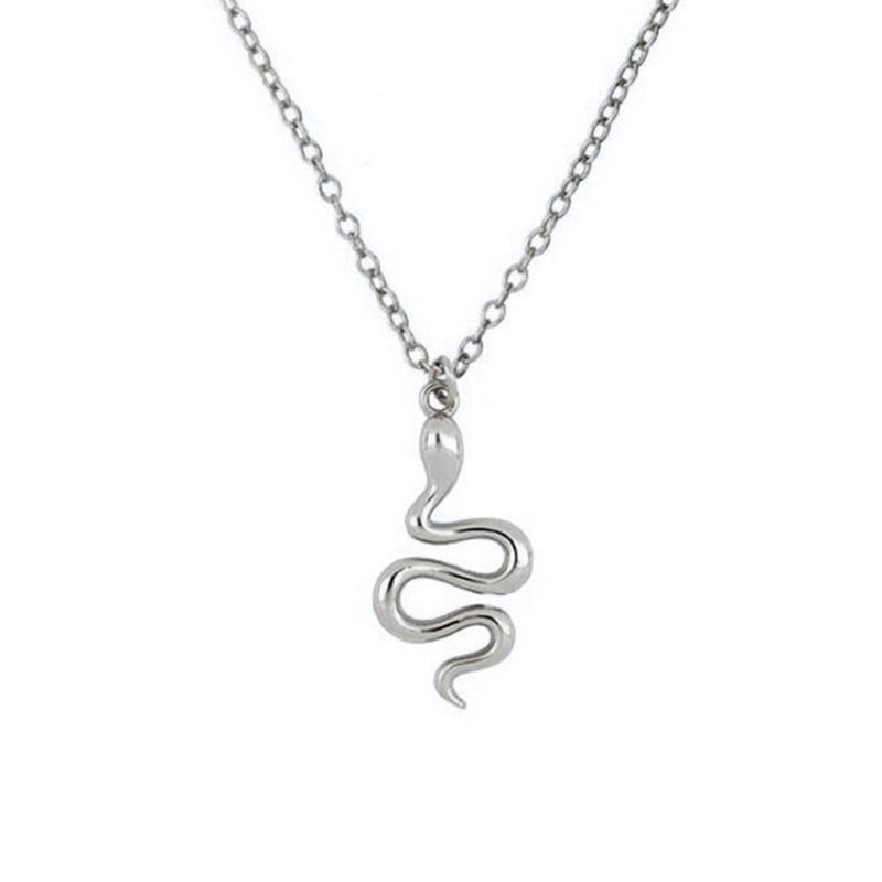 Damen Halskette mit schlangenförmigem Anhänger aus hochwertigem Edelstahl Shop Nory