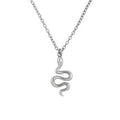 Damen Halskette mit schlangenförmigem Anhänger aus hochwertigem Edelstahl Shop Nory
