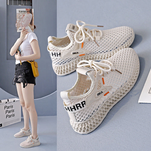 Damen Leichte und atmungsaktive Fitness-Sneaker Shopnory