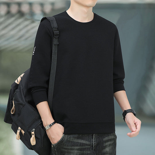 Herren Rundhals-Sweatshirt mit angerauter Innenseite und schmalem Saum Shop Nory