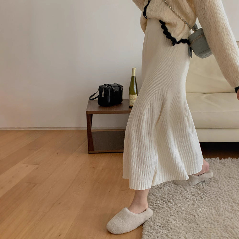 Damen Eleganter, weicher Plisseerock Shop Nory