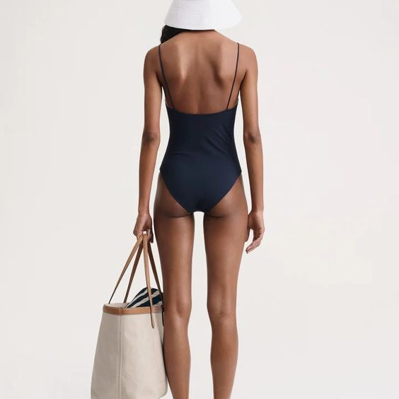 Damen Moderner High-Cut Badeanzug