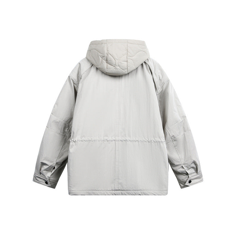Herren Oversize Parka mit gesteppter Wattierung und Tunnelzug Shop Nory